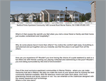 Tablet Screenshot of bedfordparke.com